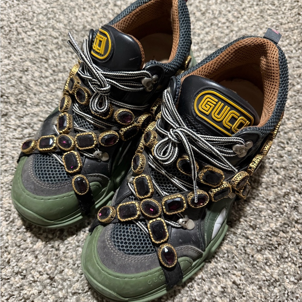 Gucci Flashtrek green 41.5 men’s 8.5